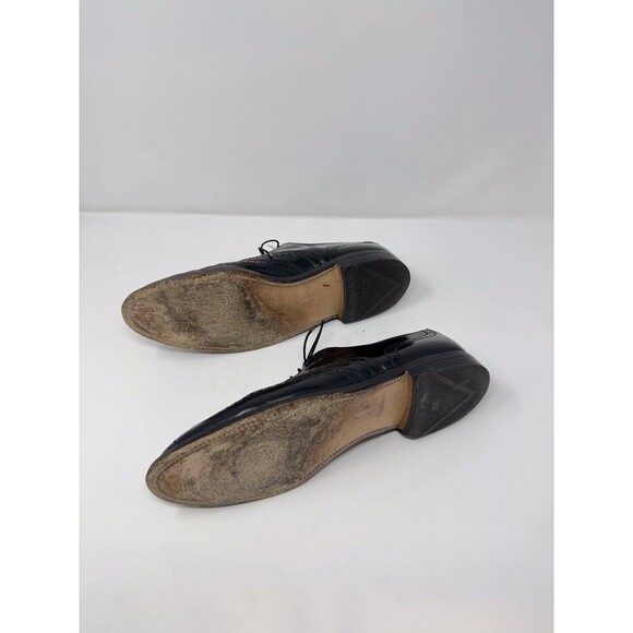 Allen Edmonds Mens Shoes Black Leather Lloyd Wingtip Oxford Derby Dress US 11.5 main image 5